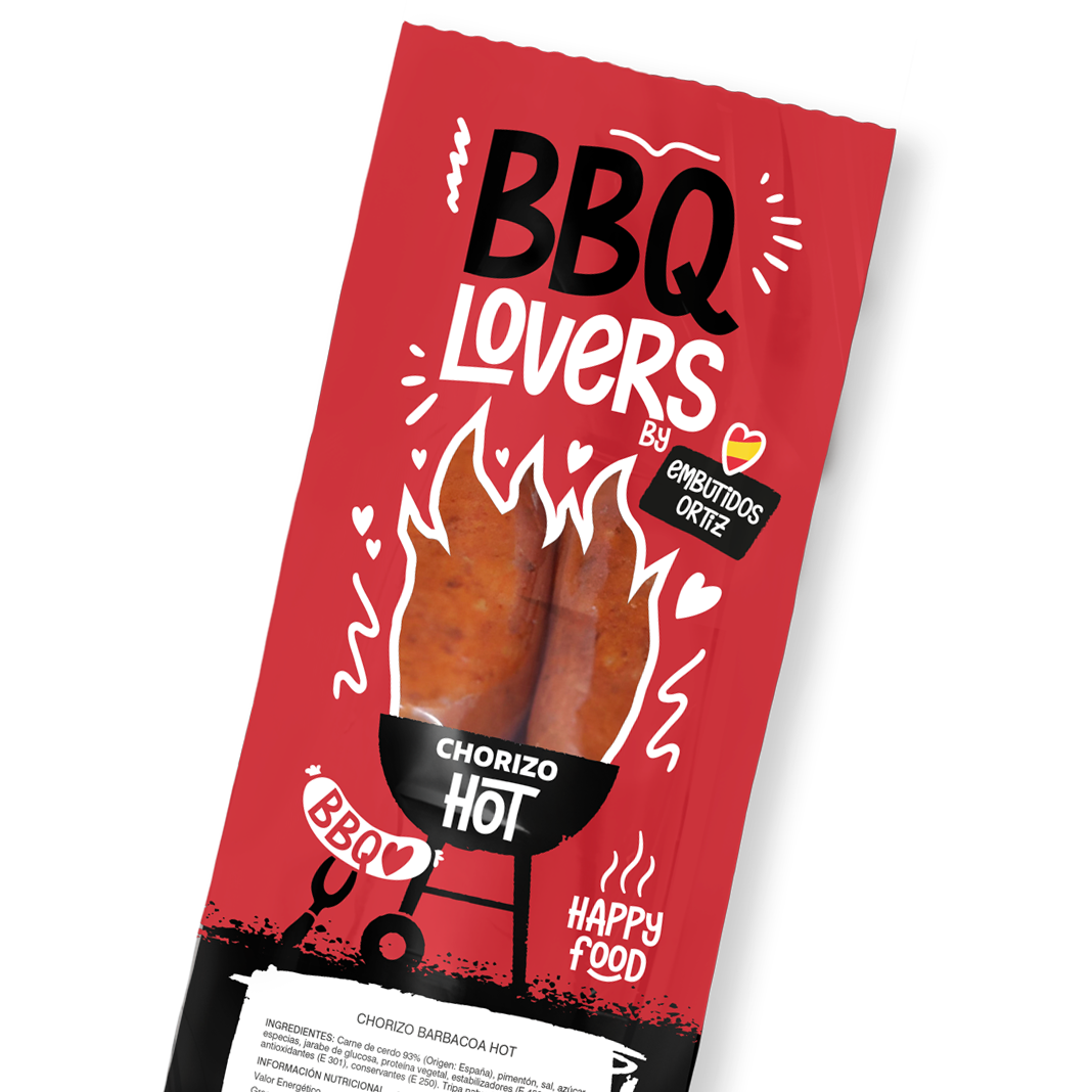 BBQ Lovers Chorizo Hot Packaging Branding